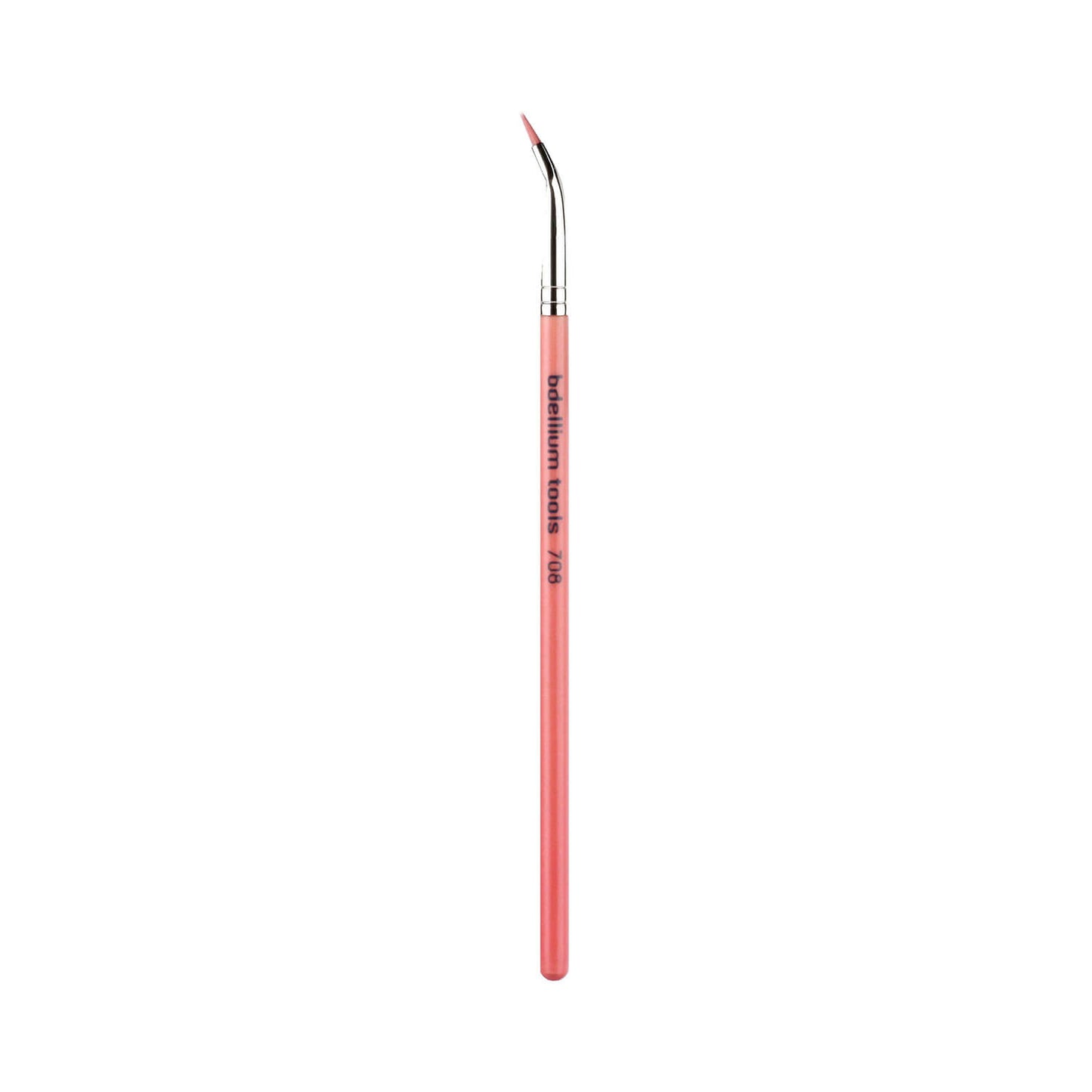 BDellium Tools Pink Bambu 708 Bent Eyeliner Brush Pink