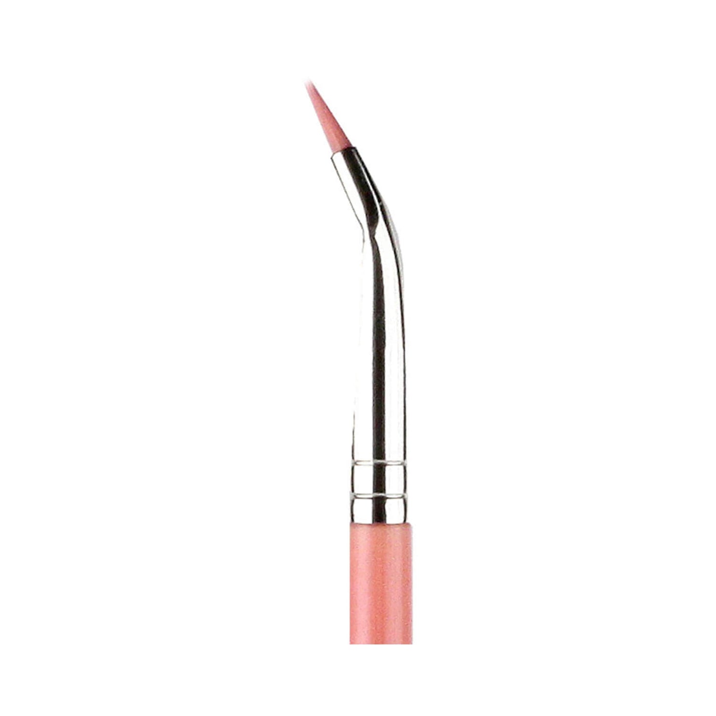 BDellium Tools Pink Bambu 708 Bent Eyeliner Brush Pink