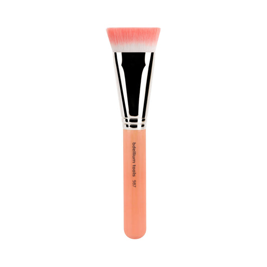 BDellium Tools Pink Bambu 987 Face Blending Brush Pink