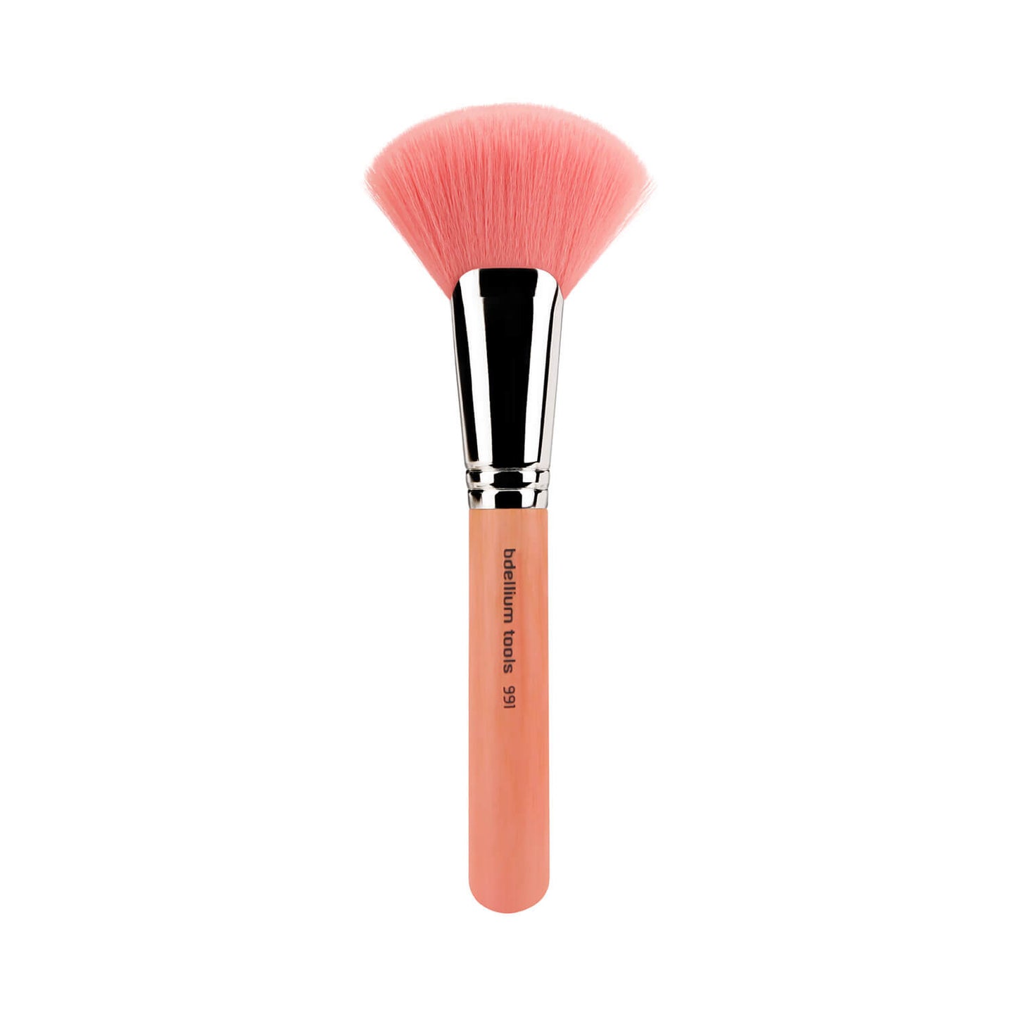 BDellium Tools Pink Bambu 991 Face Fan Brush Pink