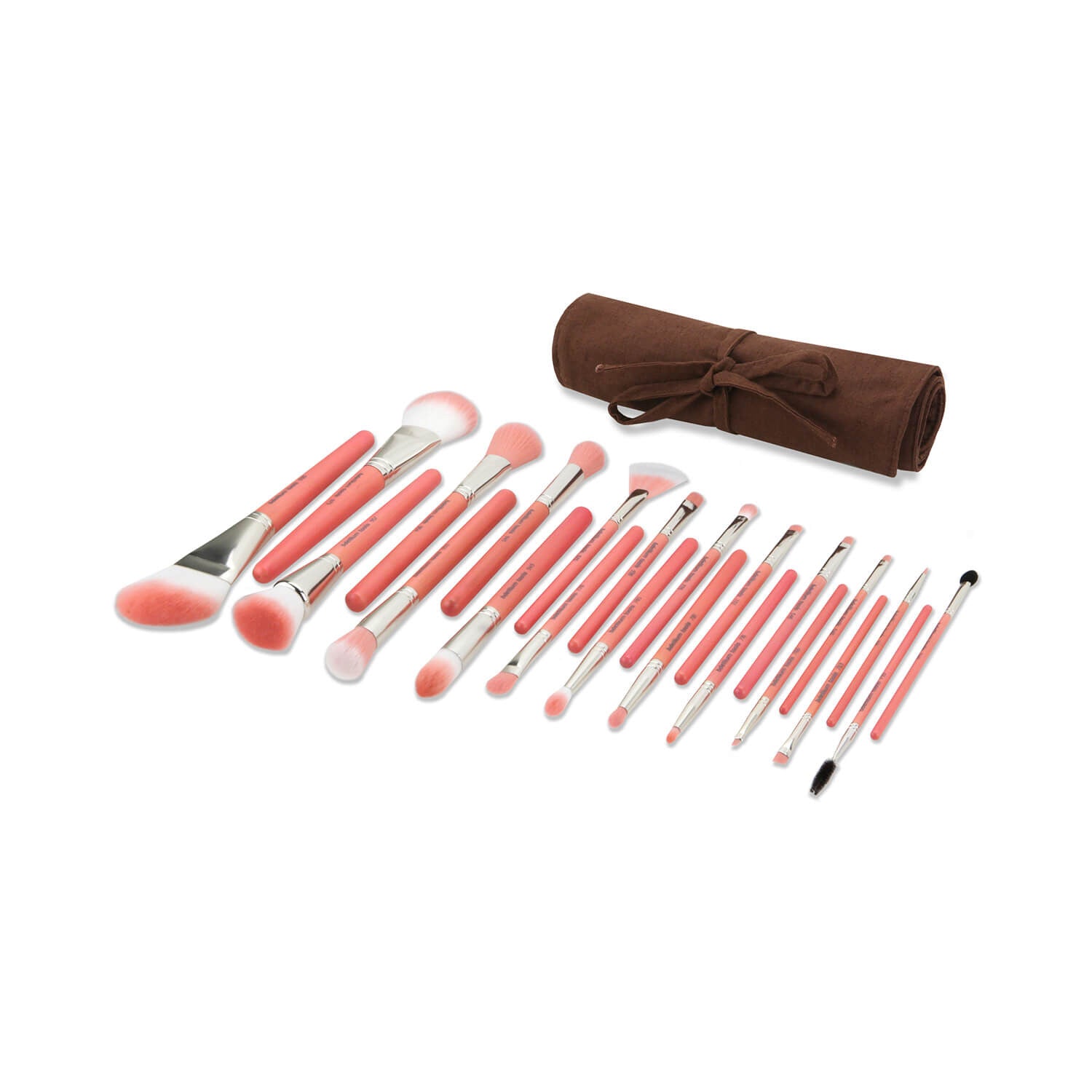 BDellium Tools Pink Bambu Deluxe 22pc with Roll-up Pouch