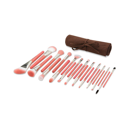 BDellium Tools Pink Bambu Deluxe 22pc with Roll-up Pouch