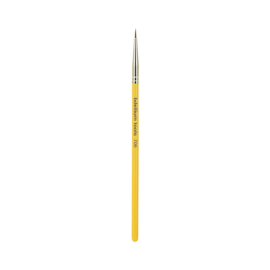 BDellium Tools Studio Line 706 Fine Point Eyeliner Brush Yellow