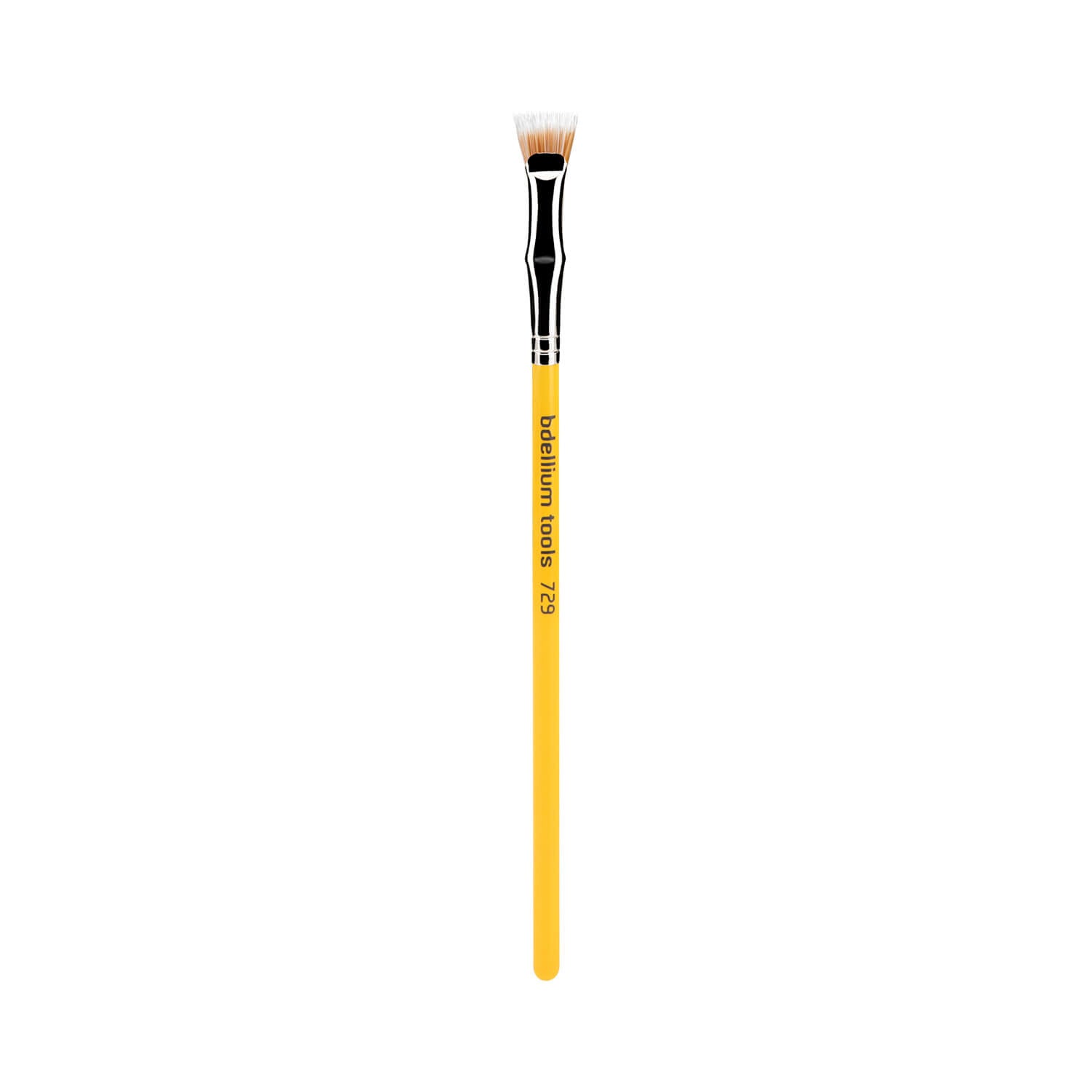 BDellium Tools Studio Line 729 Duet Fiber Bent Mascara Fan Brush