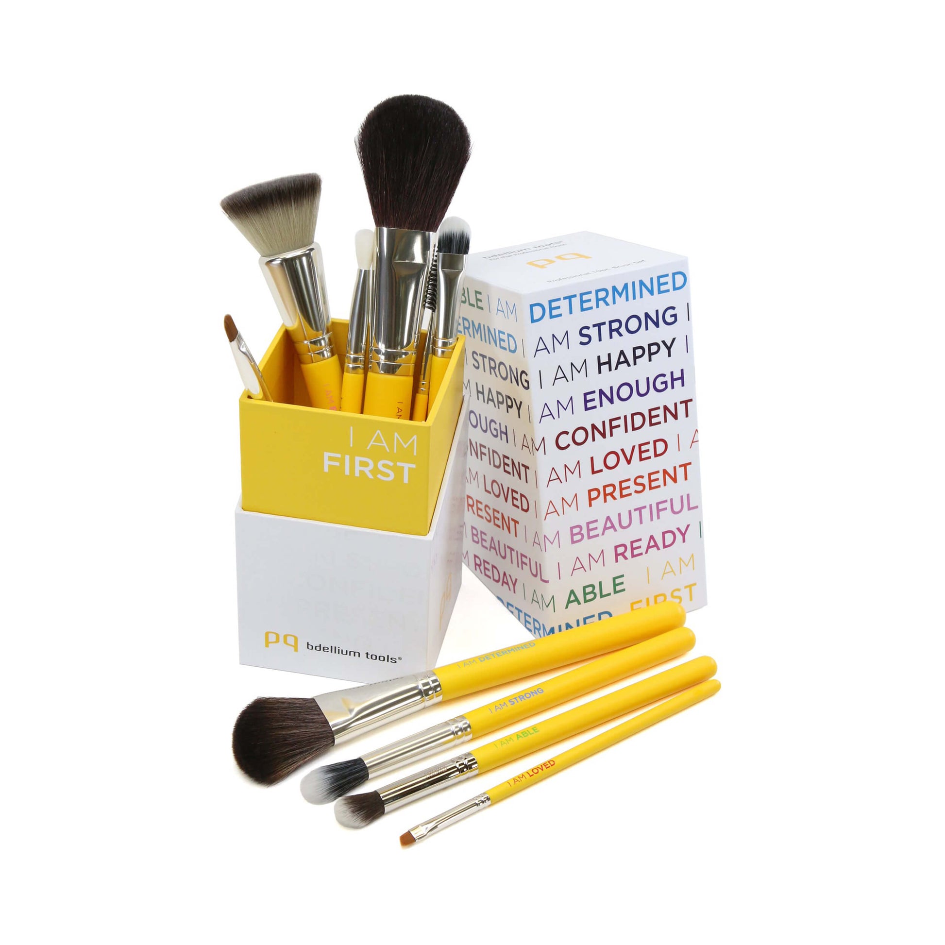 BDellium Tools Studio Line I AM FIRST 10pc. Brush Set with Brush Holder 2nd Edition