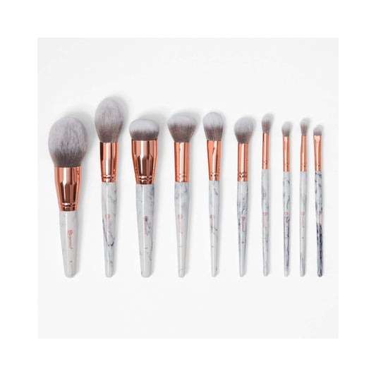 BH Cosmetics Marble Luxe 10 Piece Brush Set