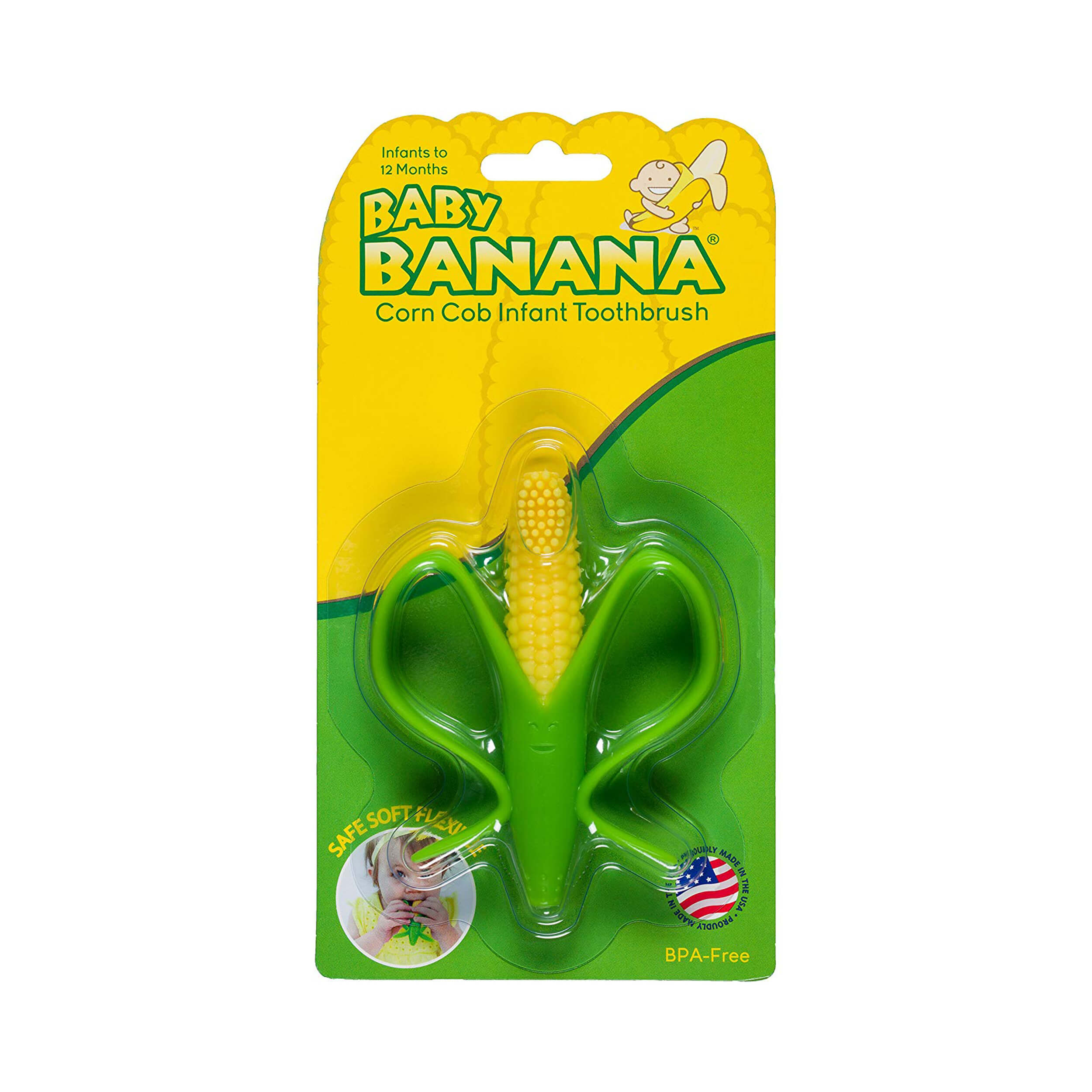Baby Banana Corn Cob Infant Toothbrush