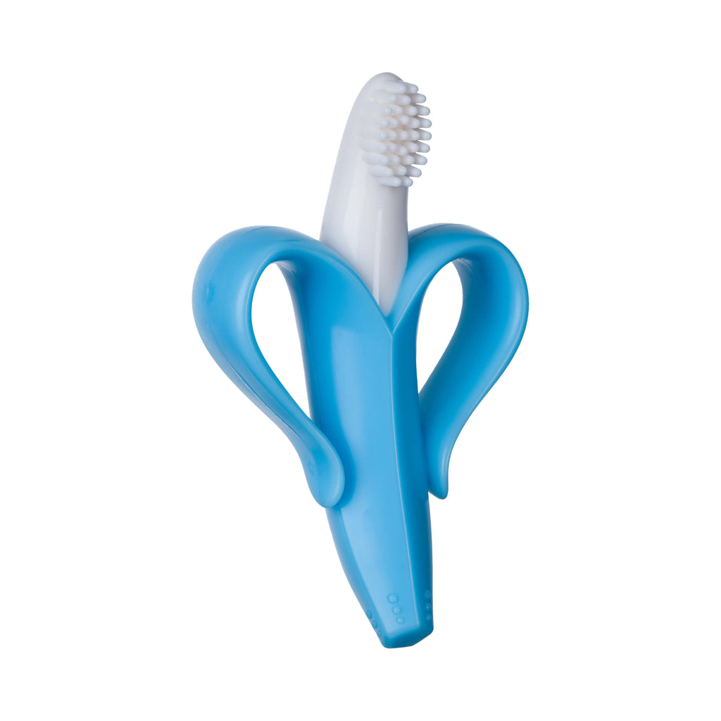 Baby Banana Teething Toothbrush for Infants Blue