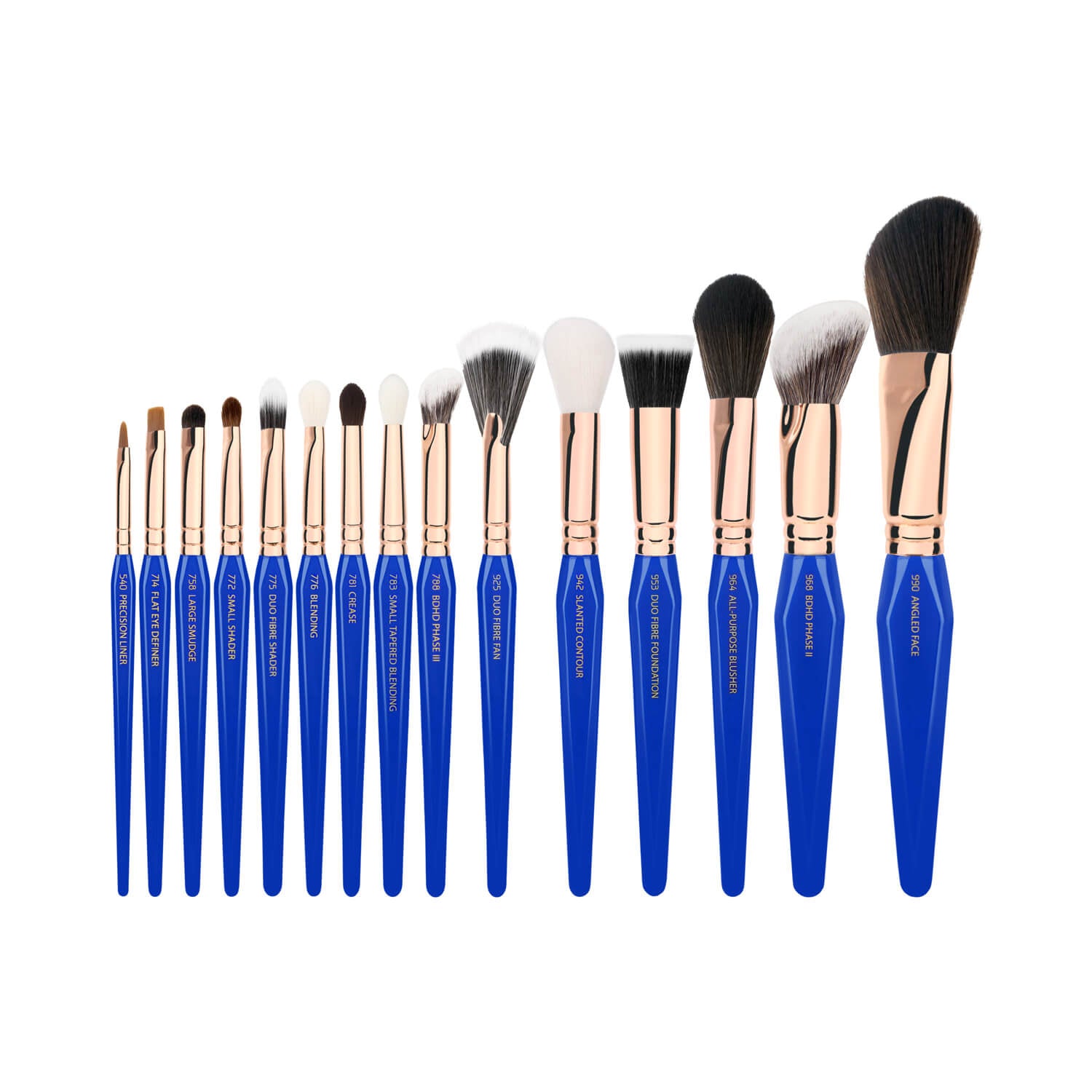 Bdellium Tools Golden Triangle Phase III Complete 15pc Brush Set With Pouch