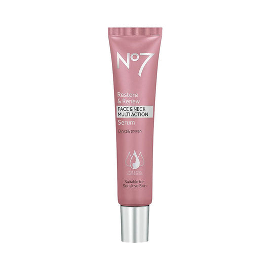 Boots No7 Restore Renew Face & Neck Multi Action Serum 30ml