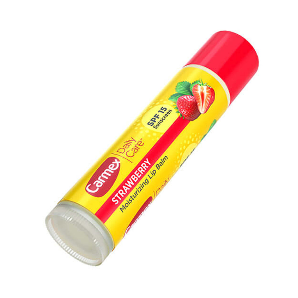 Carmex Daily Care Lip Balm Medicated SPF 15 Strawberry