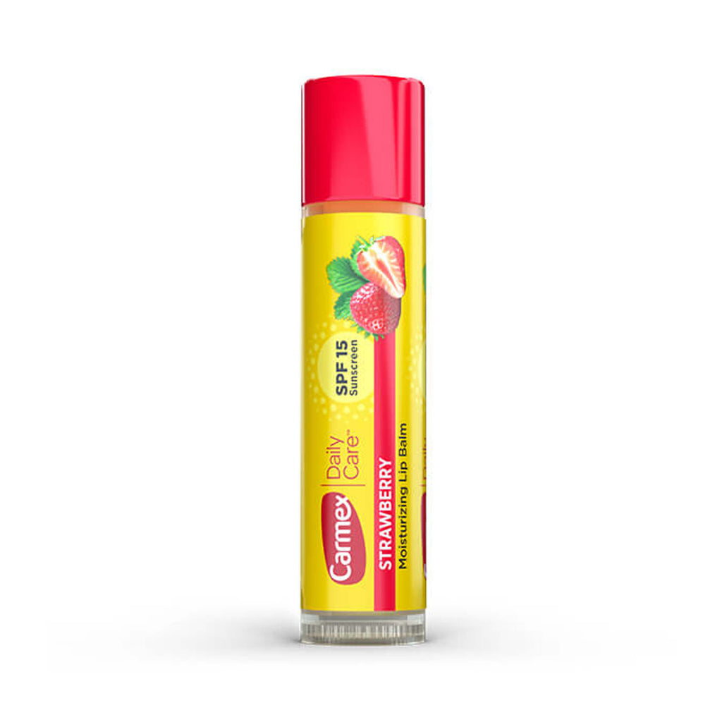 Carmex Daily Care Lip Balm Medicated SPF 15 Strawberry