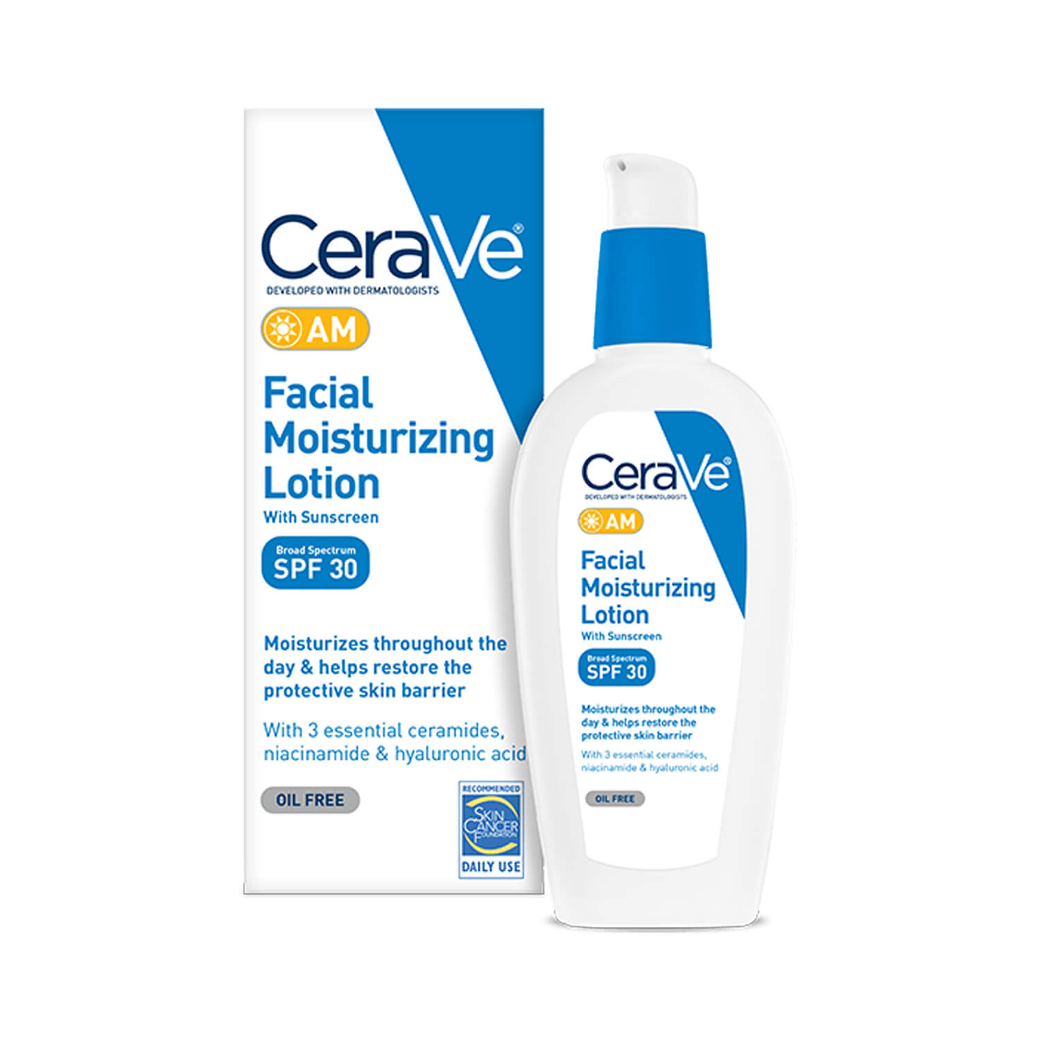CeraVe AM Facial Moisturizing Lotion with Sunscreen 89ml