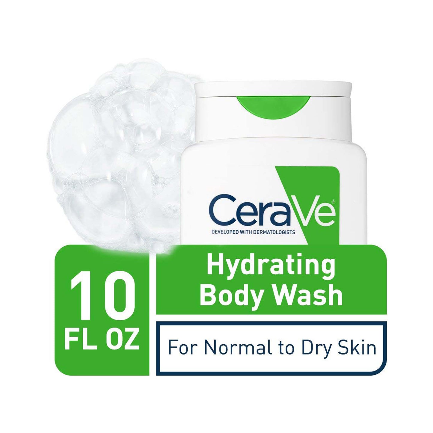 CeraVe Gentle Hydrating Body Wash Moisturizes Normal to Dry Skin 296ml