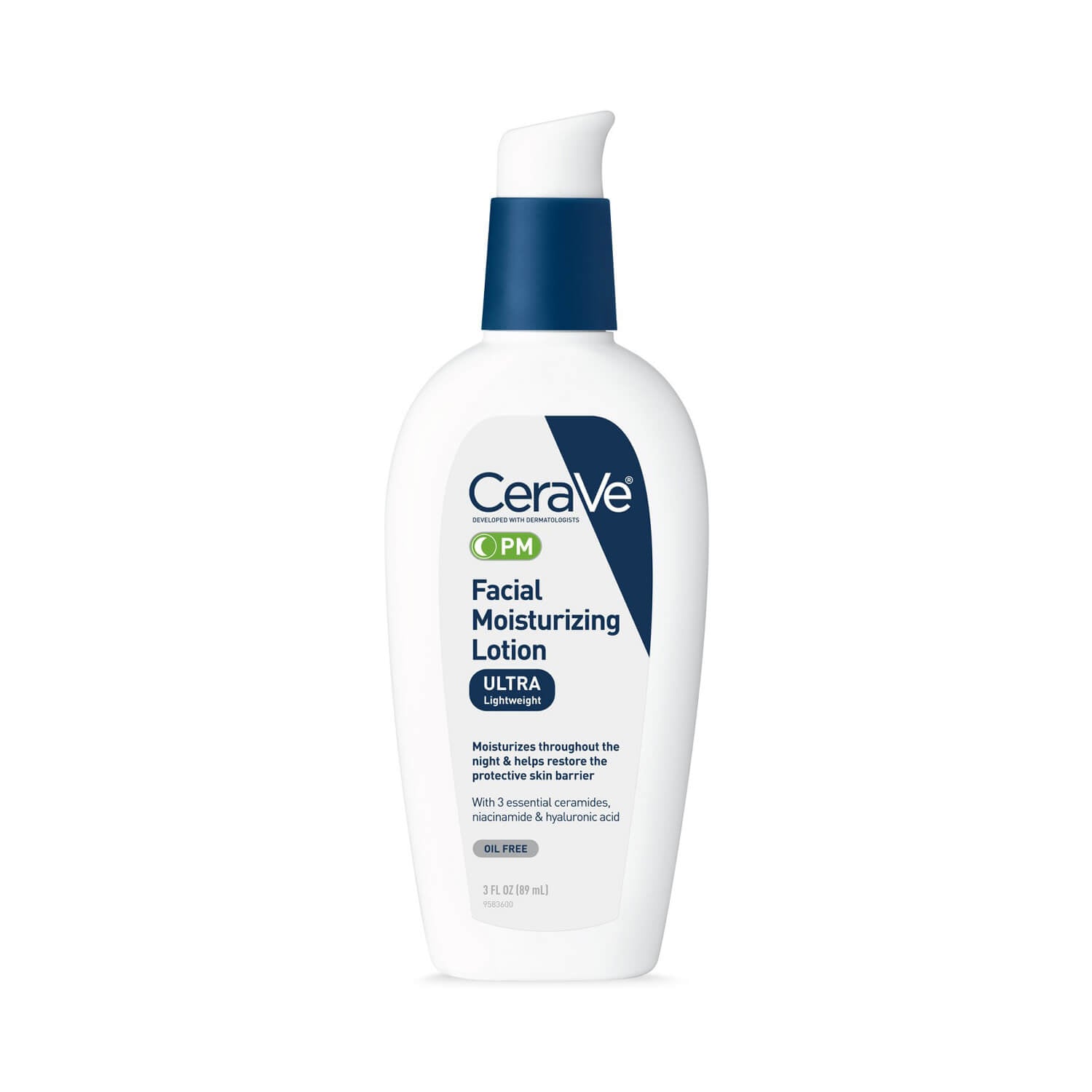 CeraVe PM Facial Moisturizing Lotion for Nighttime Use