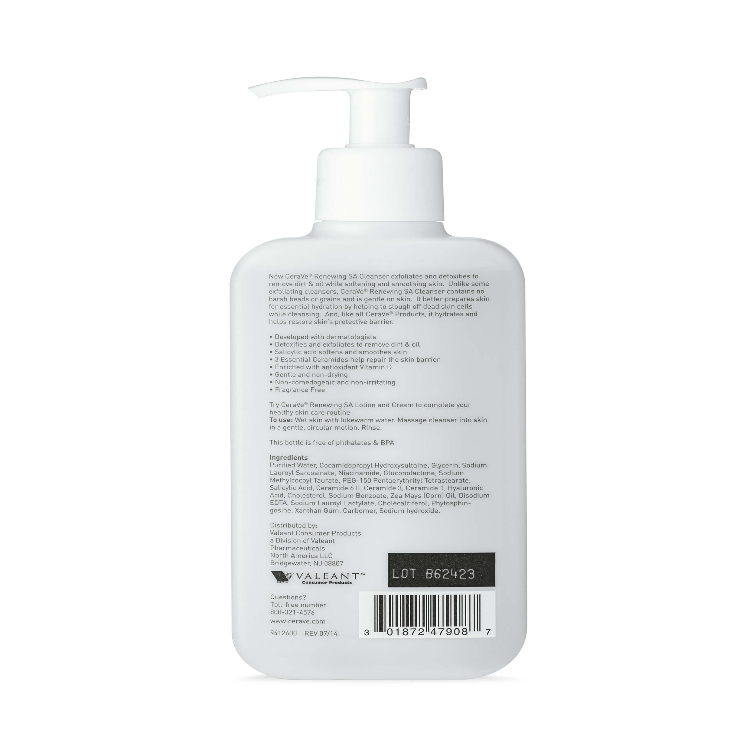 CeraVe Renewing SA Cleanser for Rough and Bumpy Skin 237ml
