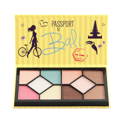 Coastal Scents Passport Eyeshadow Palette Bali