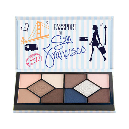 Coastal Scents Passport Eyeshadow Palette San Francisco