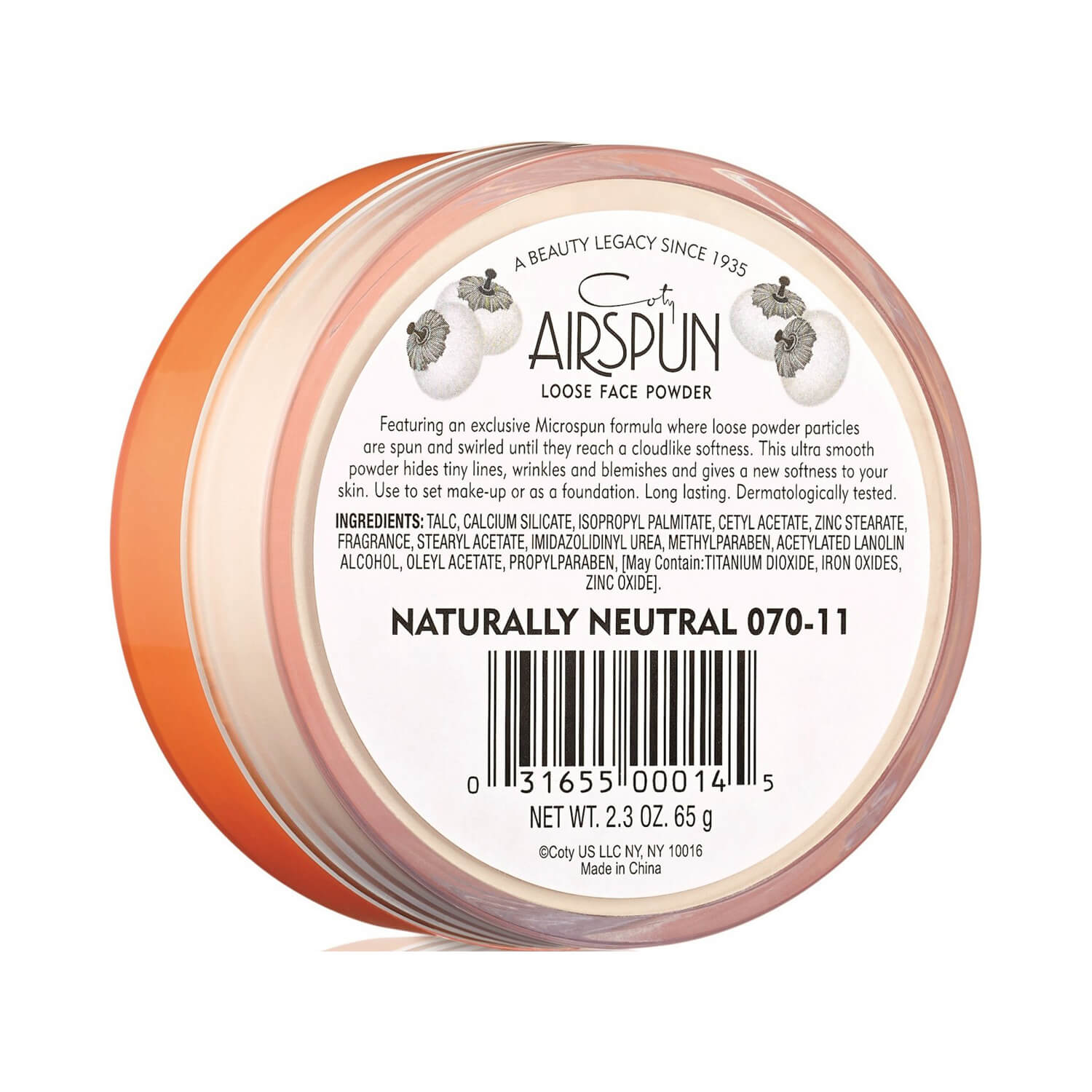 Coty Airspun Loose Face Powder Naturally Neutral