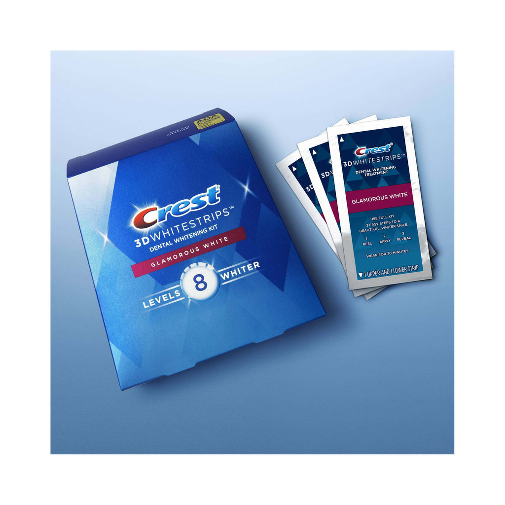 Crest 3D Whitestrips Glamorous White Teeth Whitening Kit 14 Treatments