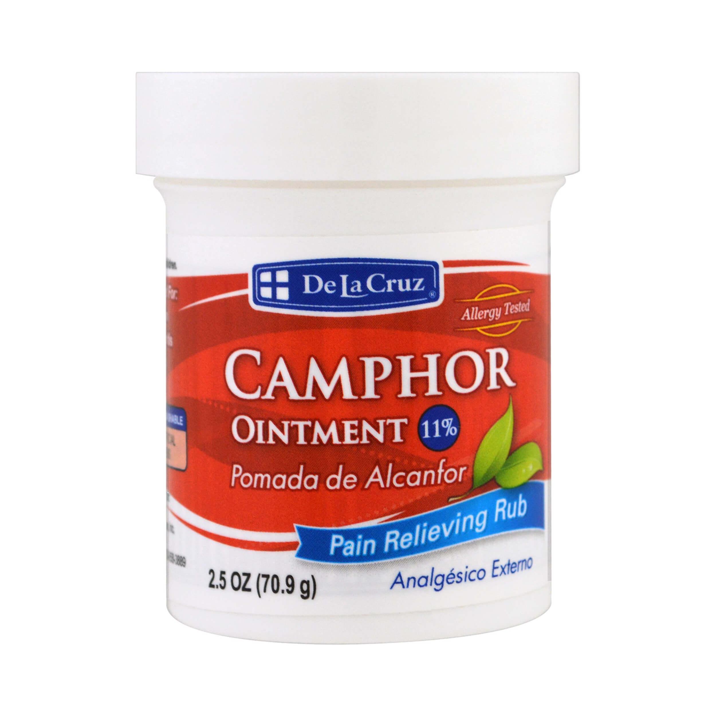 De La Cruz Camphor Ointment Maximum Strength Topical Pain Reliever 70.9g