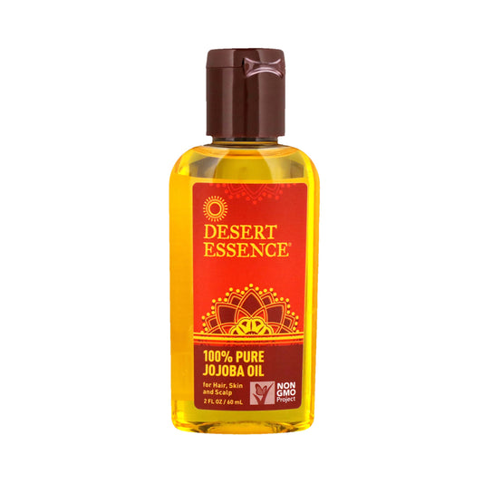 Desert Essence 100% Pure Jojoba Oil For Hair, Skin & Scalp 60 mL