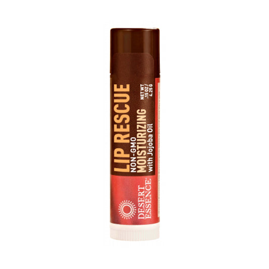 Desert Essence Lip Rescue Moisturizing Lip Balm with Jojoba Oil