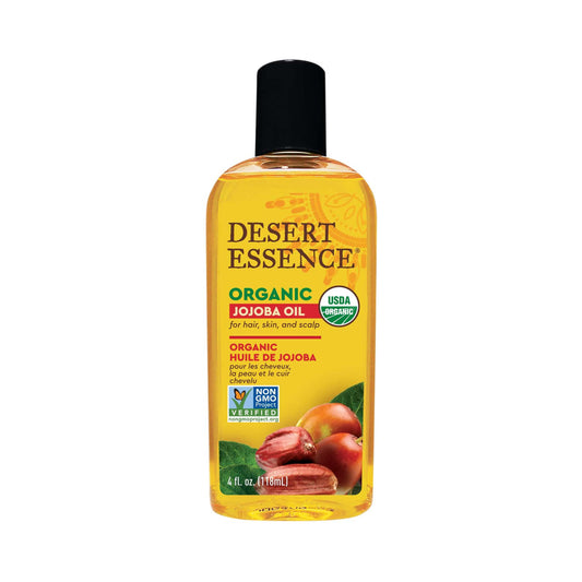 Desert Essence Organic Jojoba Oil For Hair, Skin & Scalp 118 mL