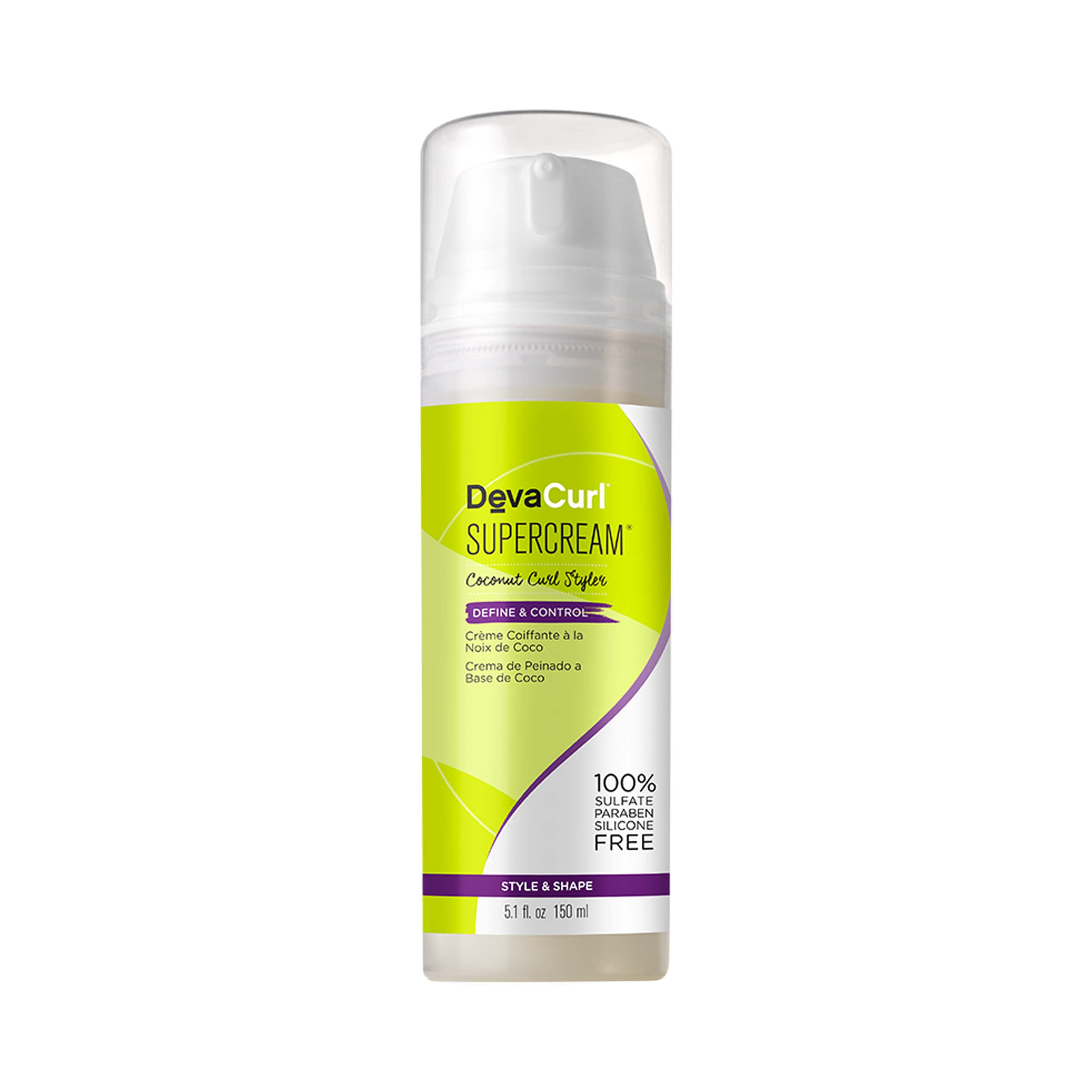DevaCurl - SuperCream Coconut Curl Styler Define & Control 150 mL