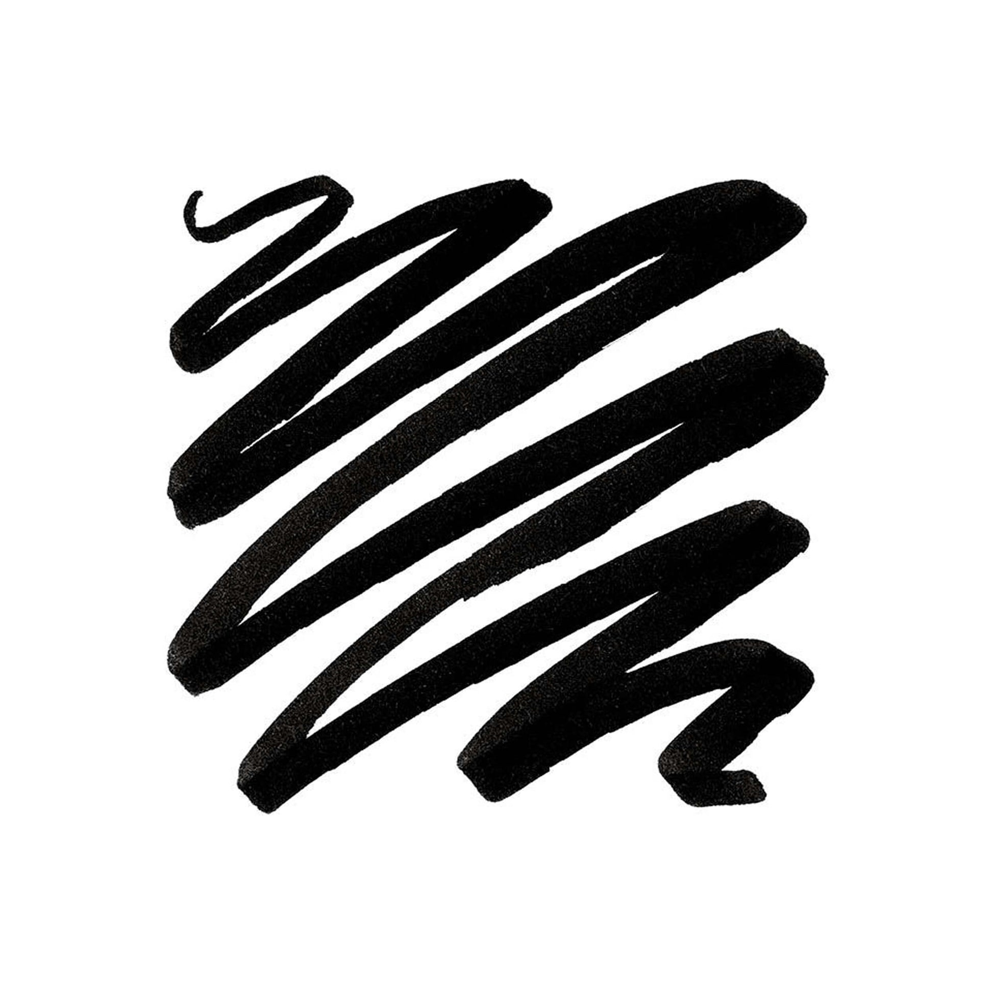 ELF Intense Ink Eyeliner Blackest Black Swatch