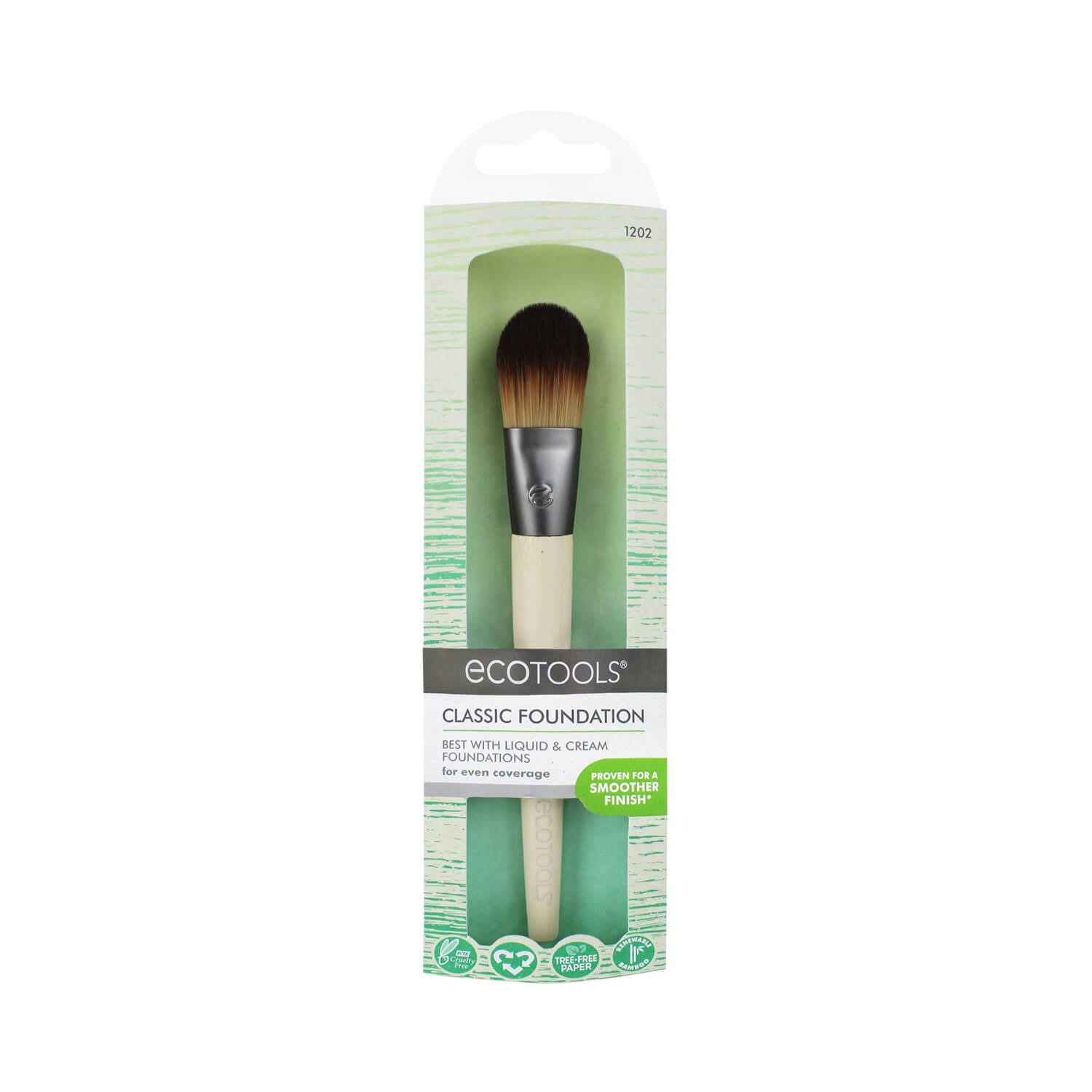 EcoTools Classic Foundation Brush Front