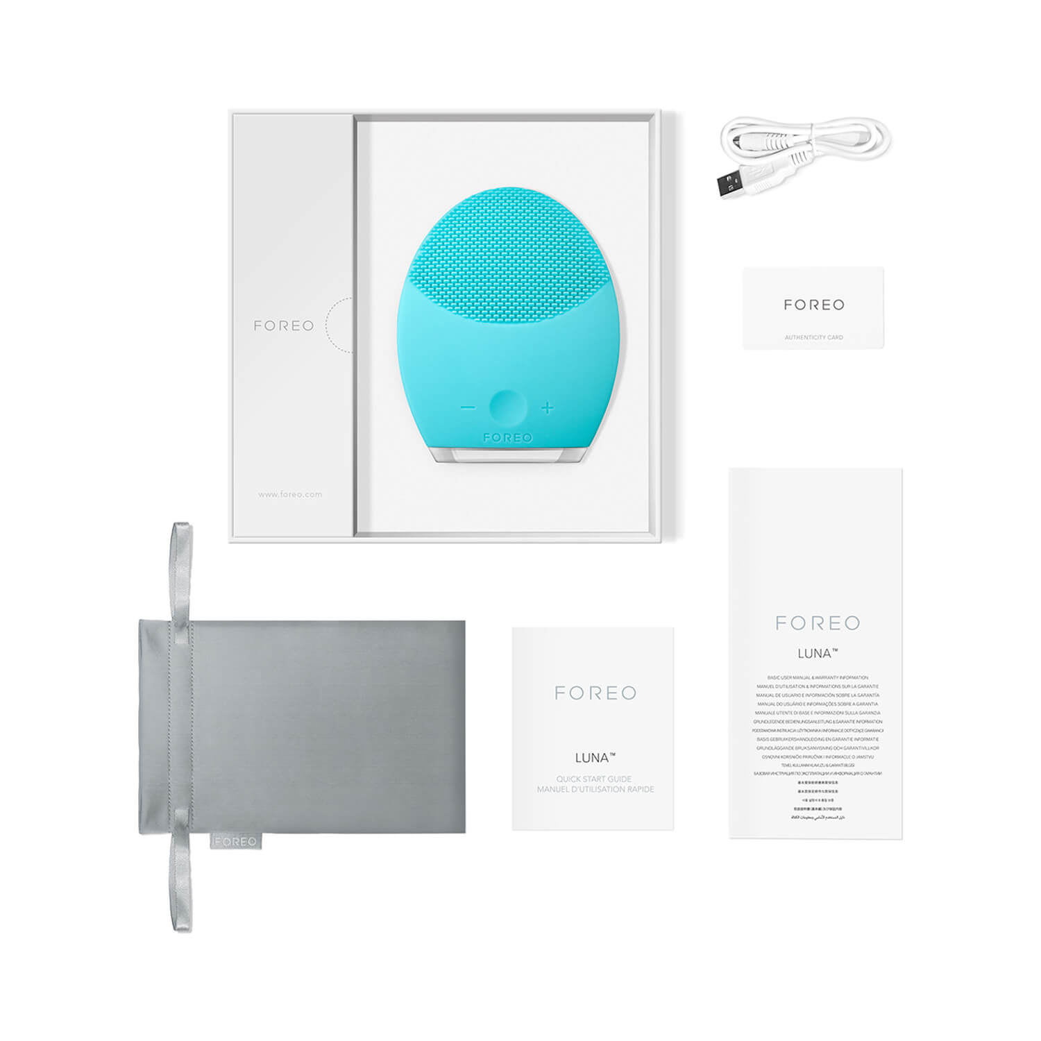 FOREO LUNA 2 Facial Cleansing Brush for Oily Skin