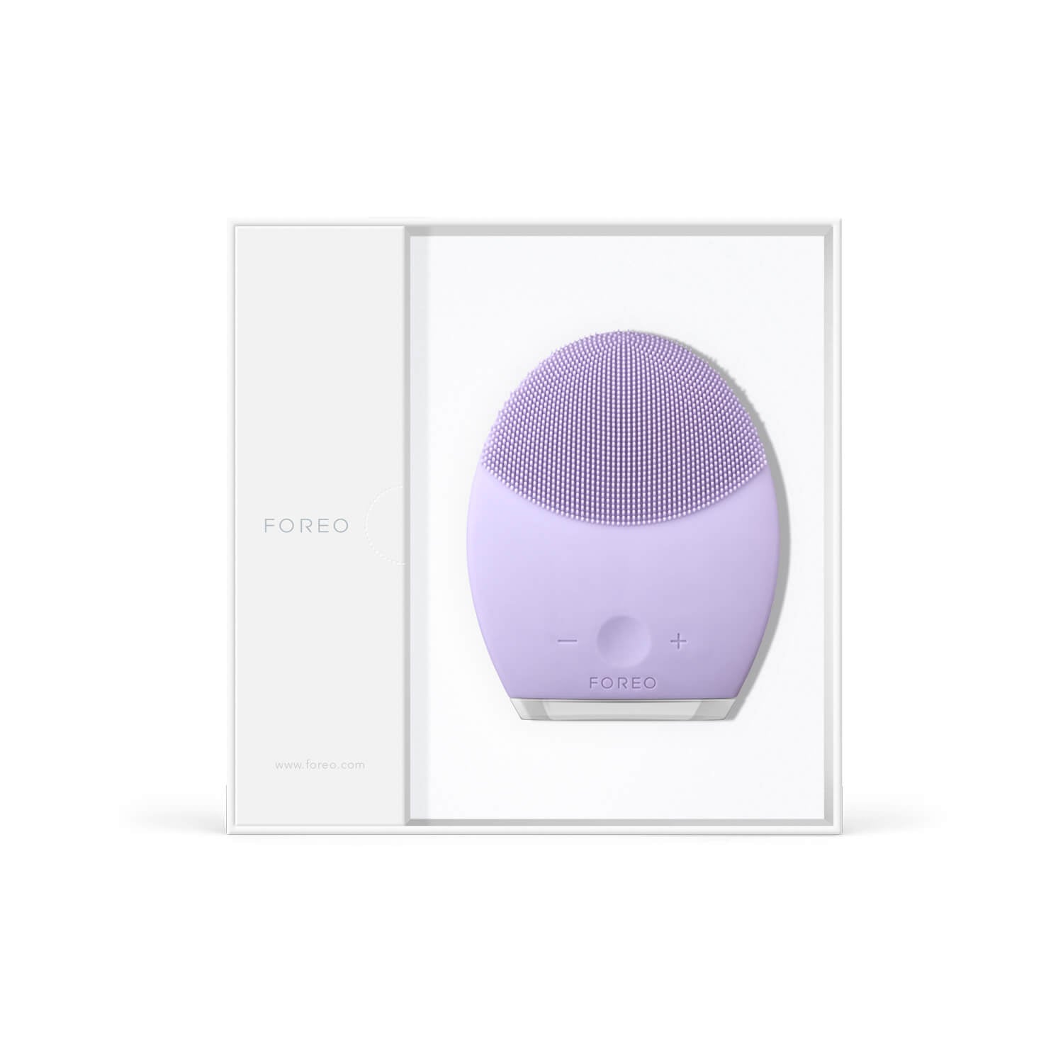 FOREO LUNA 2 Facial Cleansing Brush for Sensitive Skin The Box Base Shad