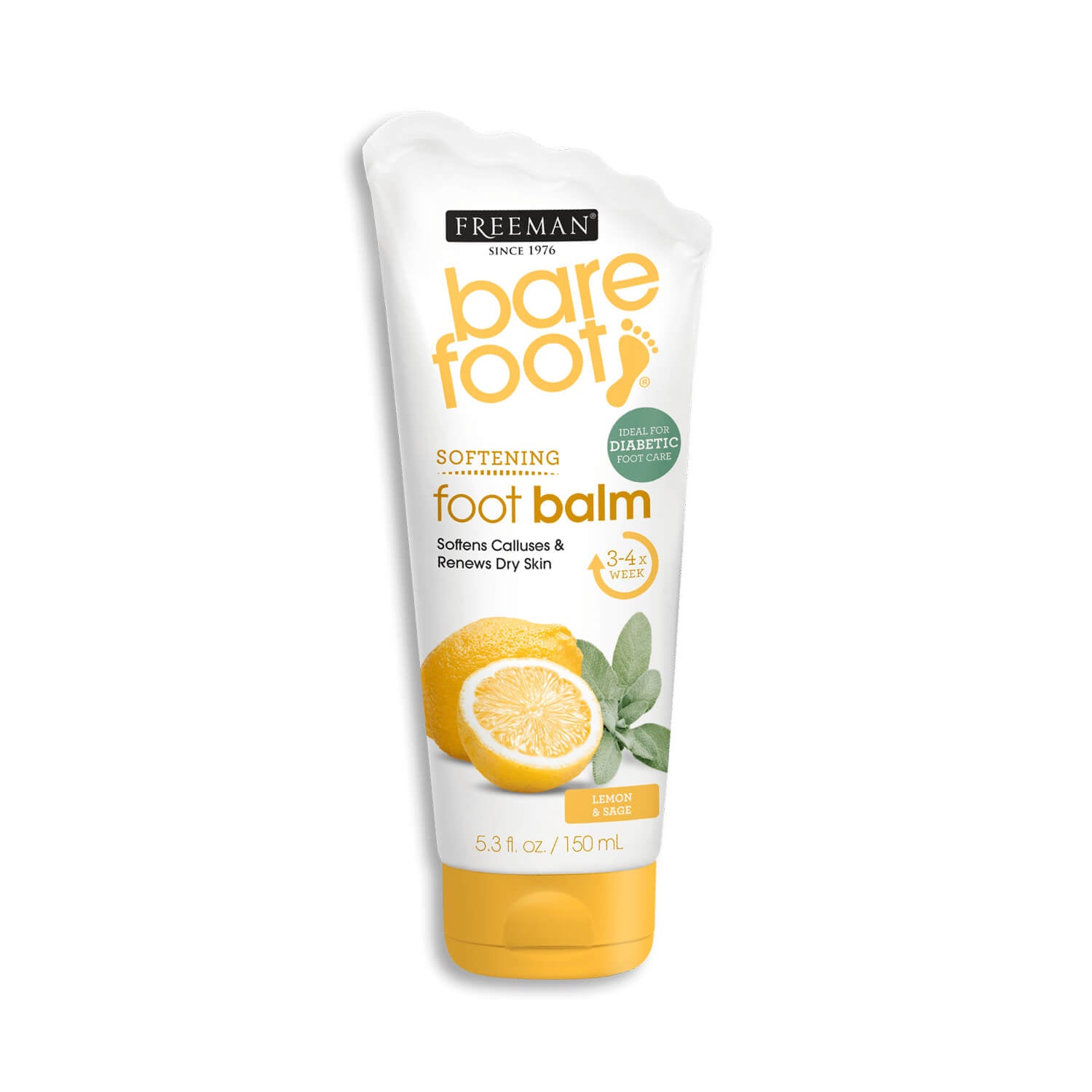 Freeman Beauty Bare Foot SOFTENING Foot Balm Lemon Sage