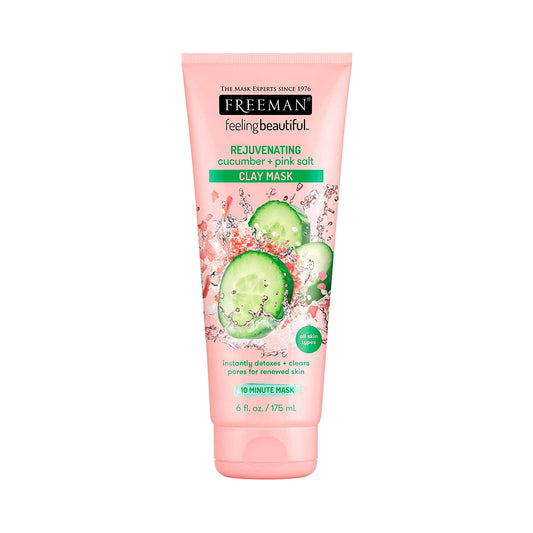 Freeman Feeling Beautiful REJUVENATING Cucumber Pink Salt Clay Mask