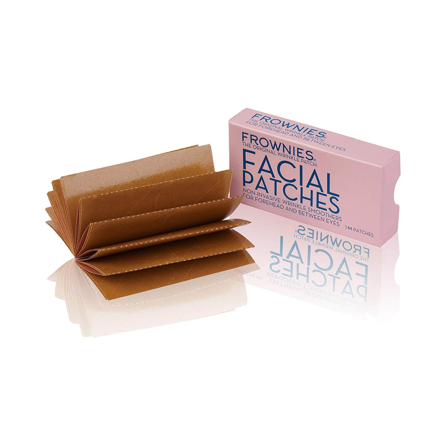 Frownies 144 Facial Patches for Wrinkles on the Forehead & Between Eyes (FBE) Open
