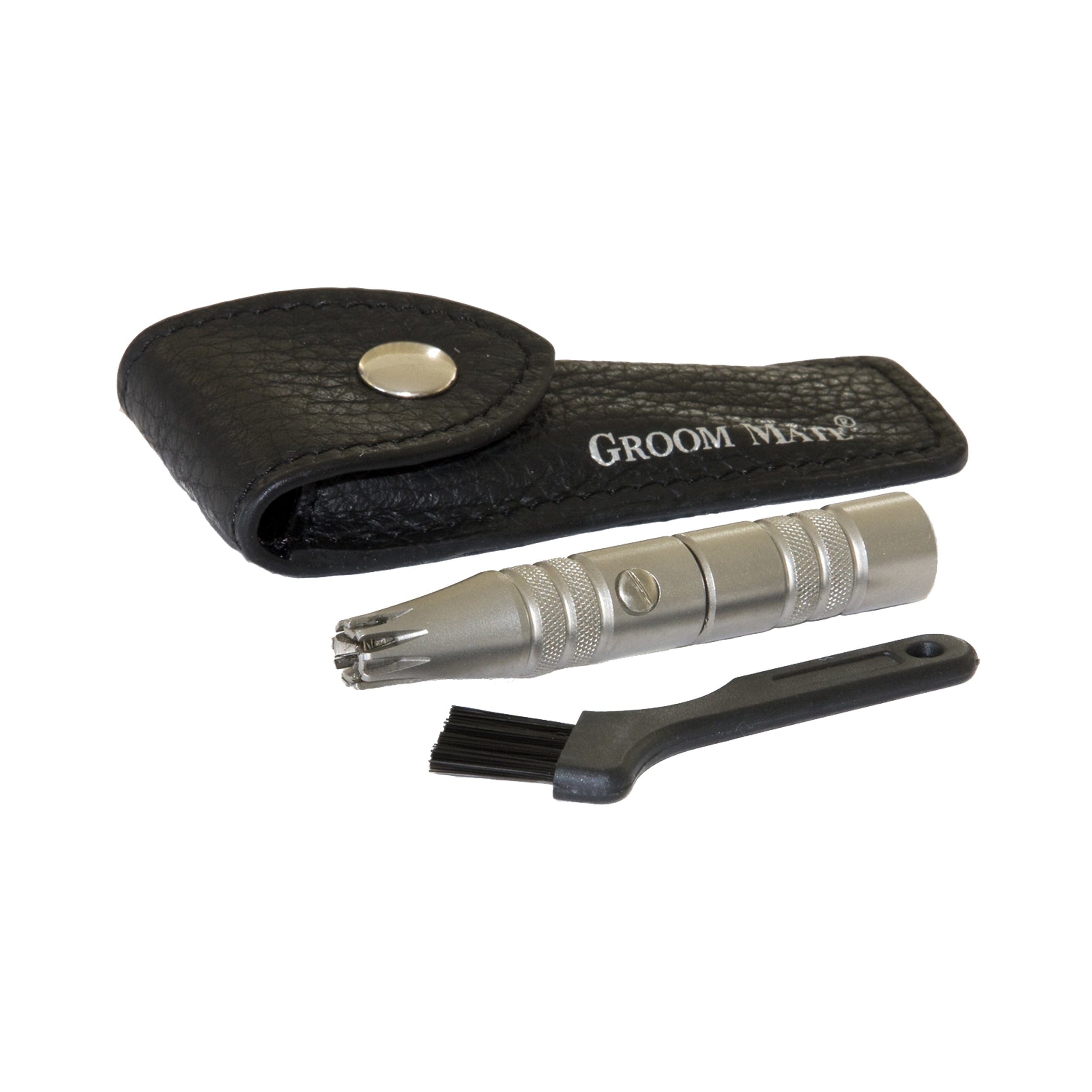 Groom Mate Platinum XL Plus Nose Ear Hair Trimmer with Brush & Bag