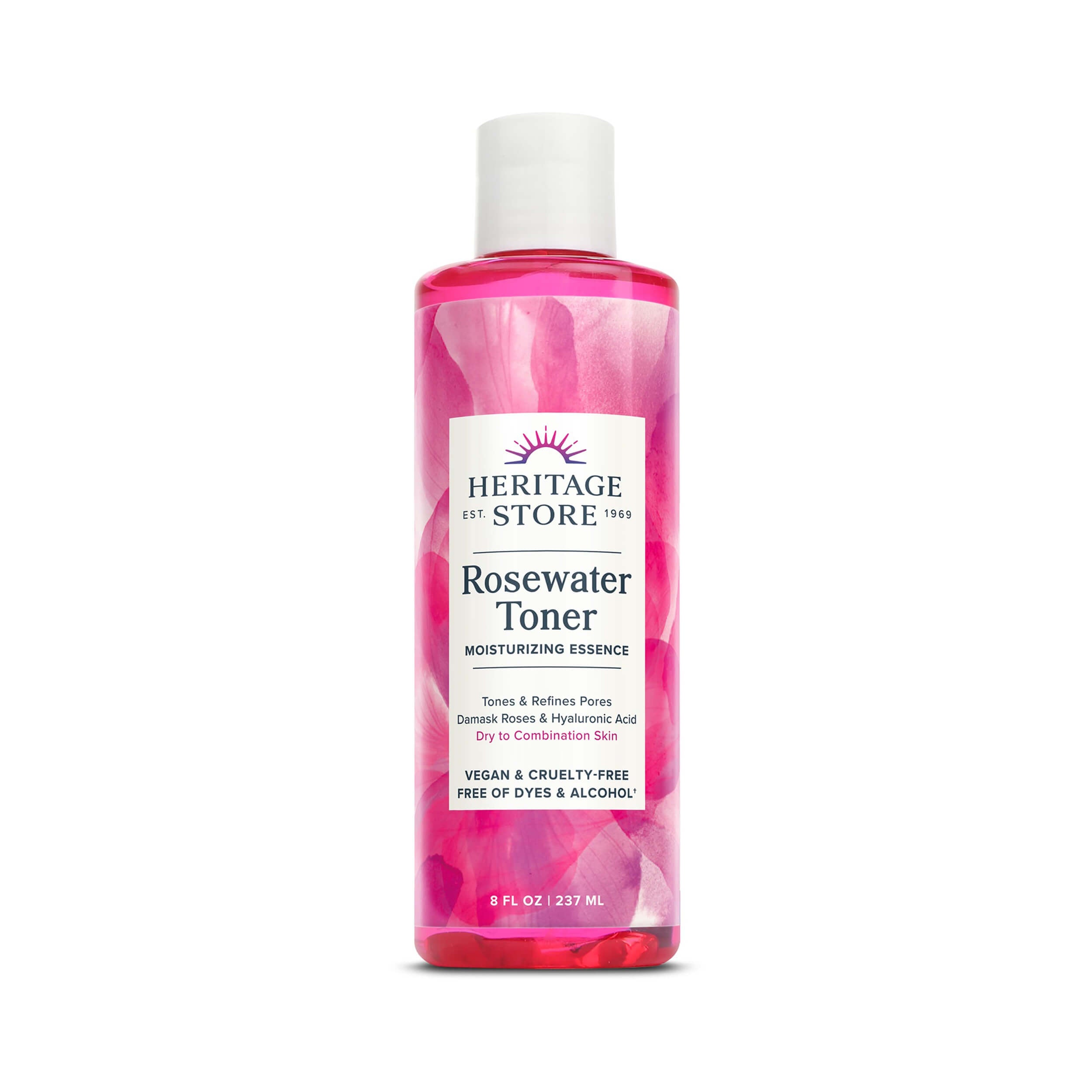 Heritage Store Rosewater Facial Toner 237 mL