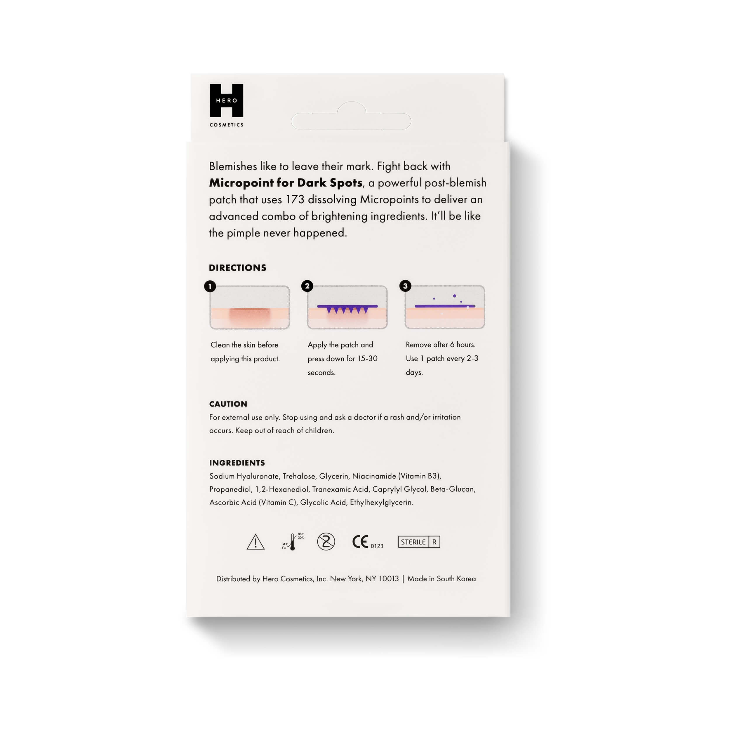 Hero Cosmetics Micropoint for Dark Spots 6 Patches