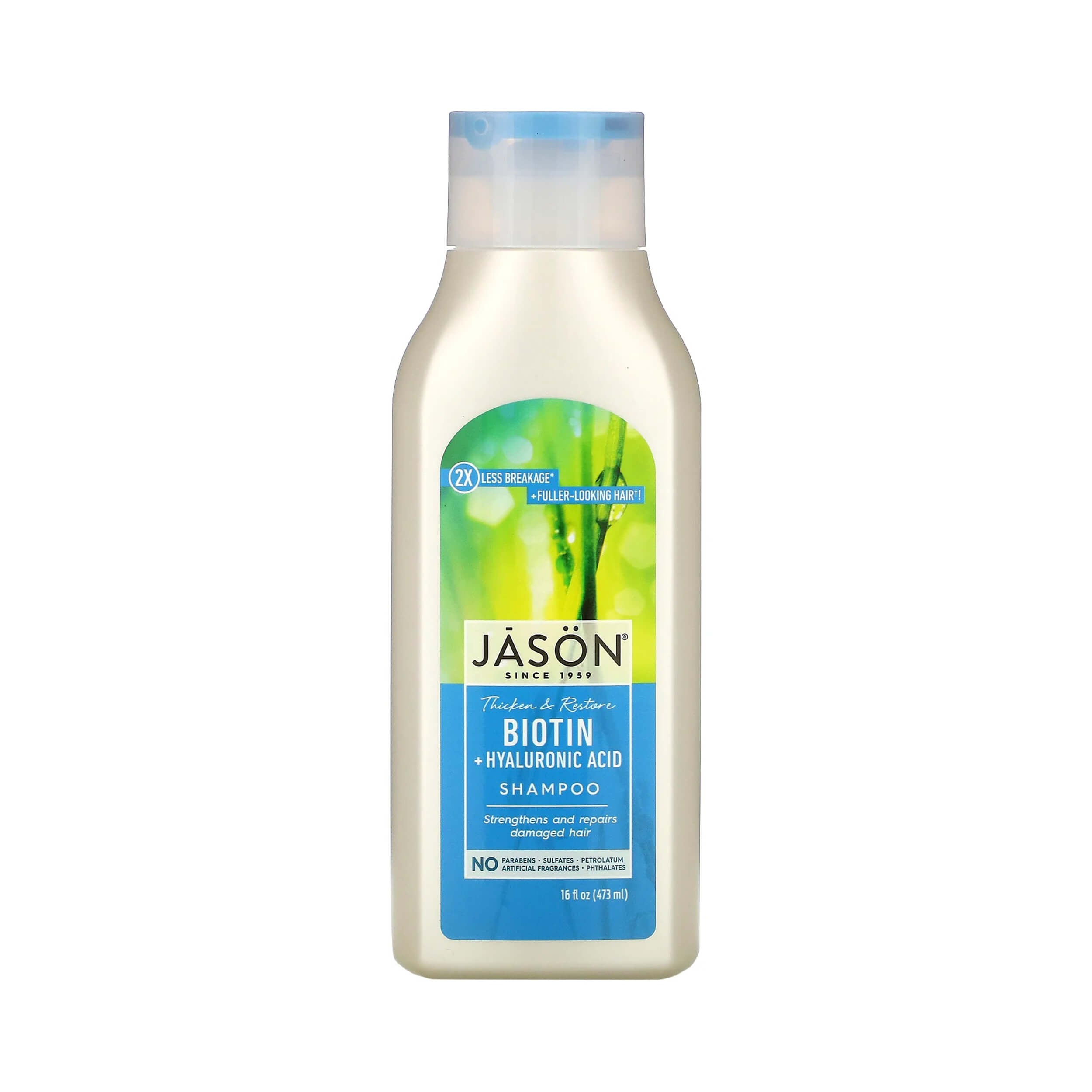 Jason Natural Restorative Biotin Hyaluronic Acid Shampoo 473 mL