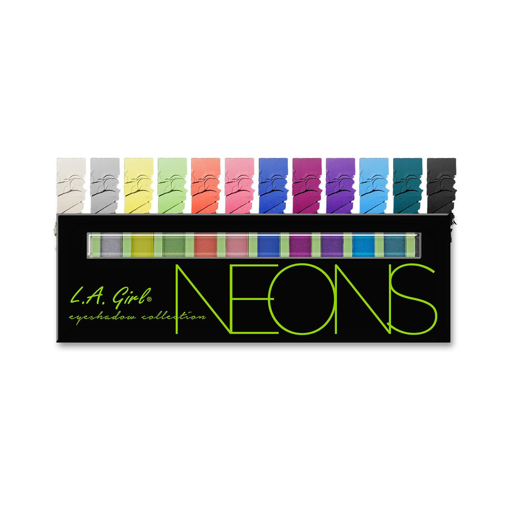 LA Girl Beauty Brick Eyeshadow Collection GES334 Neons