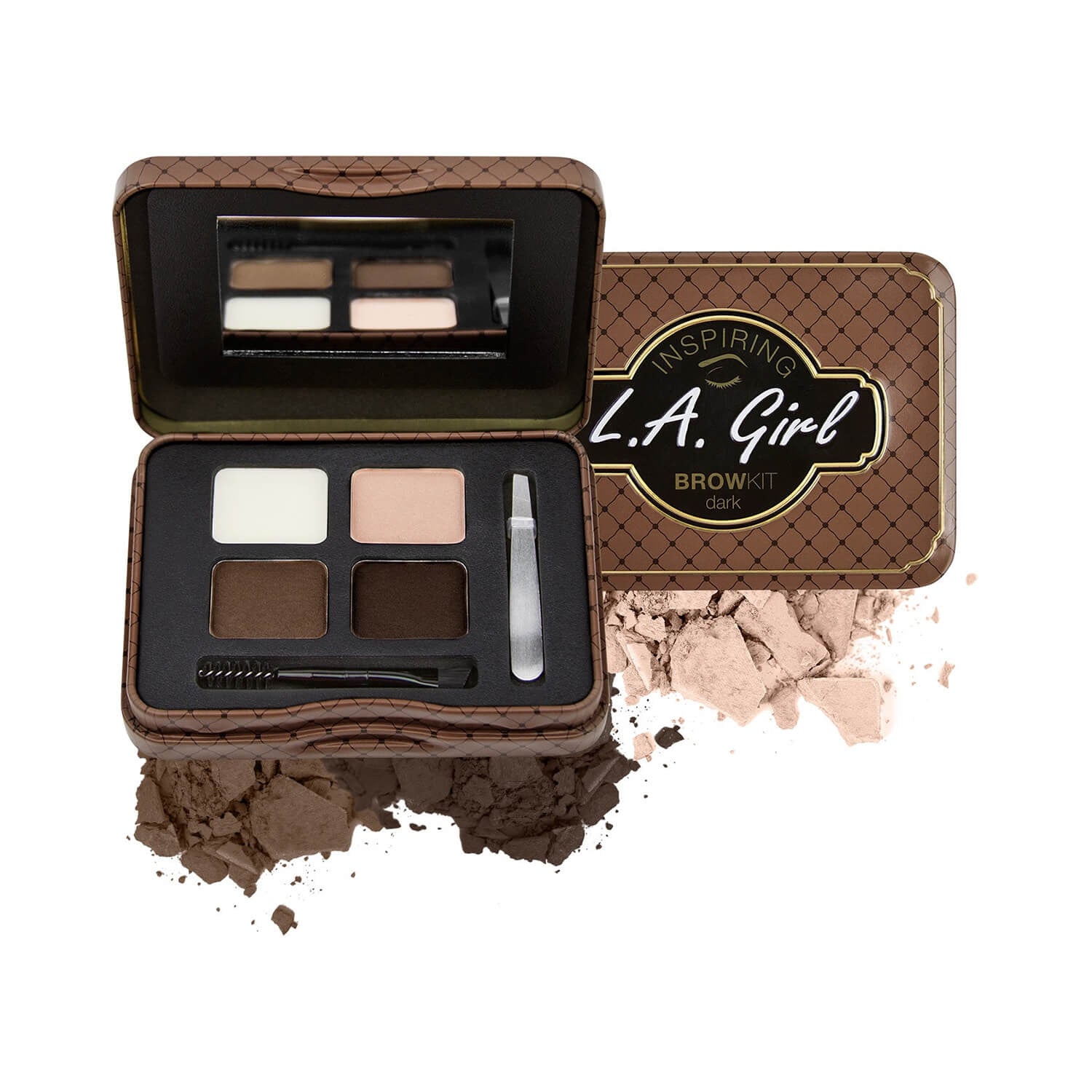 LA Girl Inspiring Brow Kit Dark and Defined