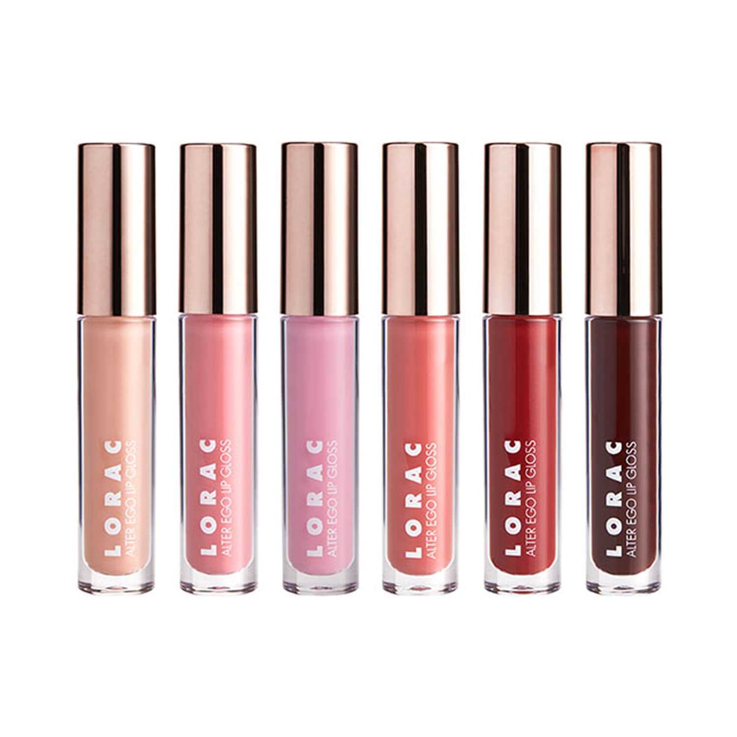 LORAC Happy Hour Hues Lip Gloss Set in Rose Gold