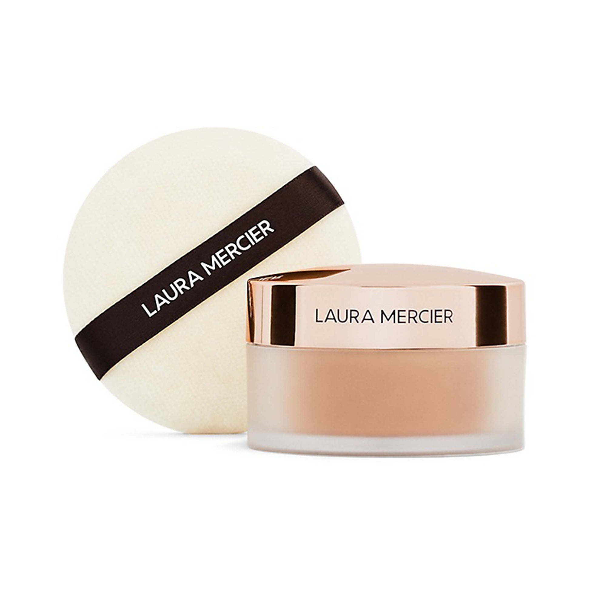 Laura Mercier Set To Perfect Translucent Medium Deep Loose Setting Powder & Puff Set Limited Edition
