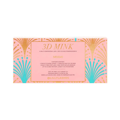 Lilly Lashes Miami "Welcome To Miami" 3D Mink Lashes