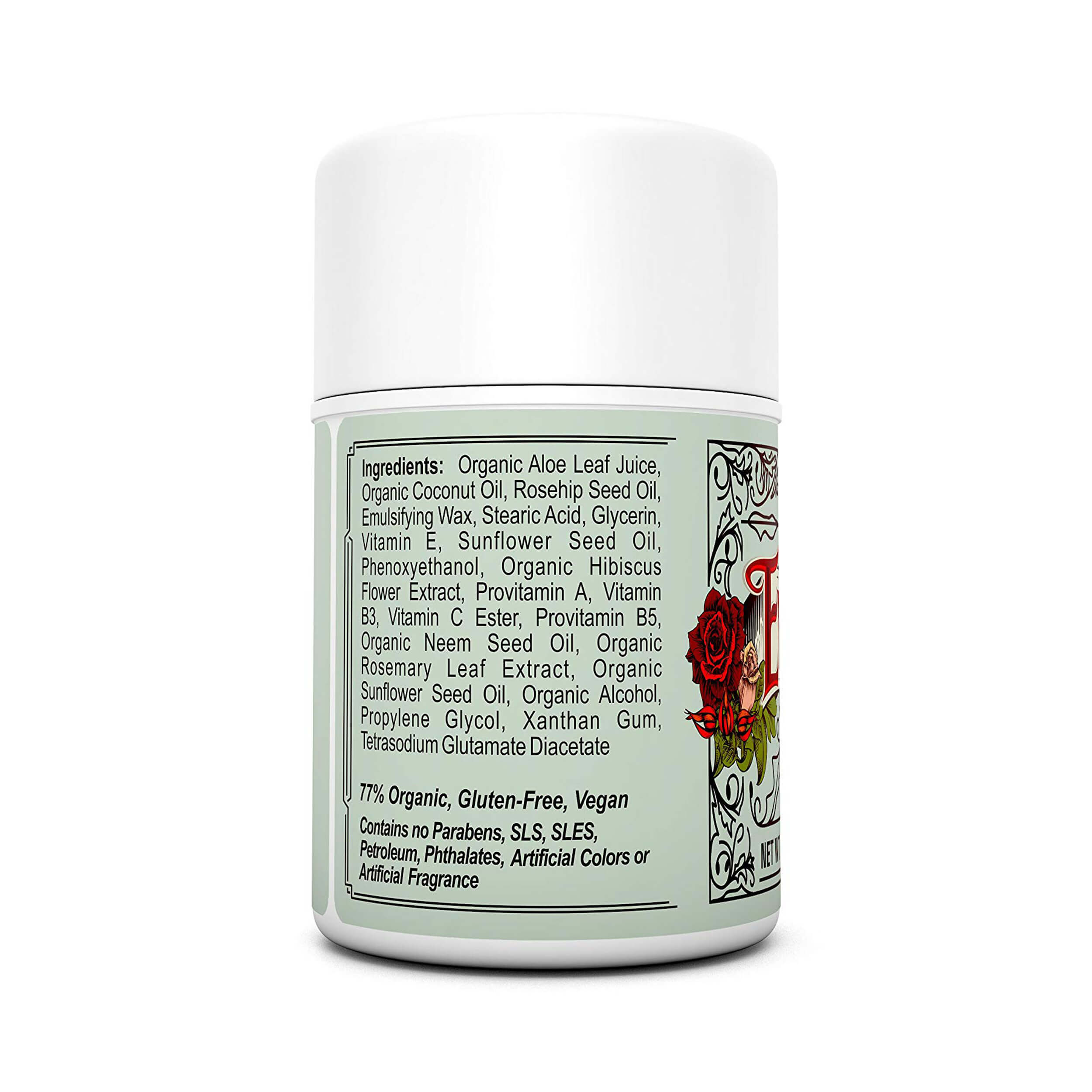 LilyAna Naturals Eye Cream Moisturizer 48g Back