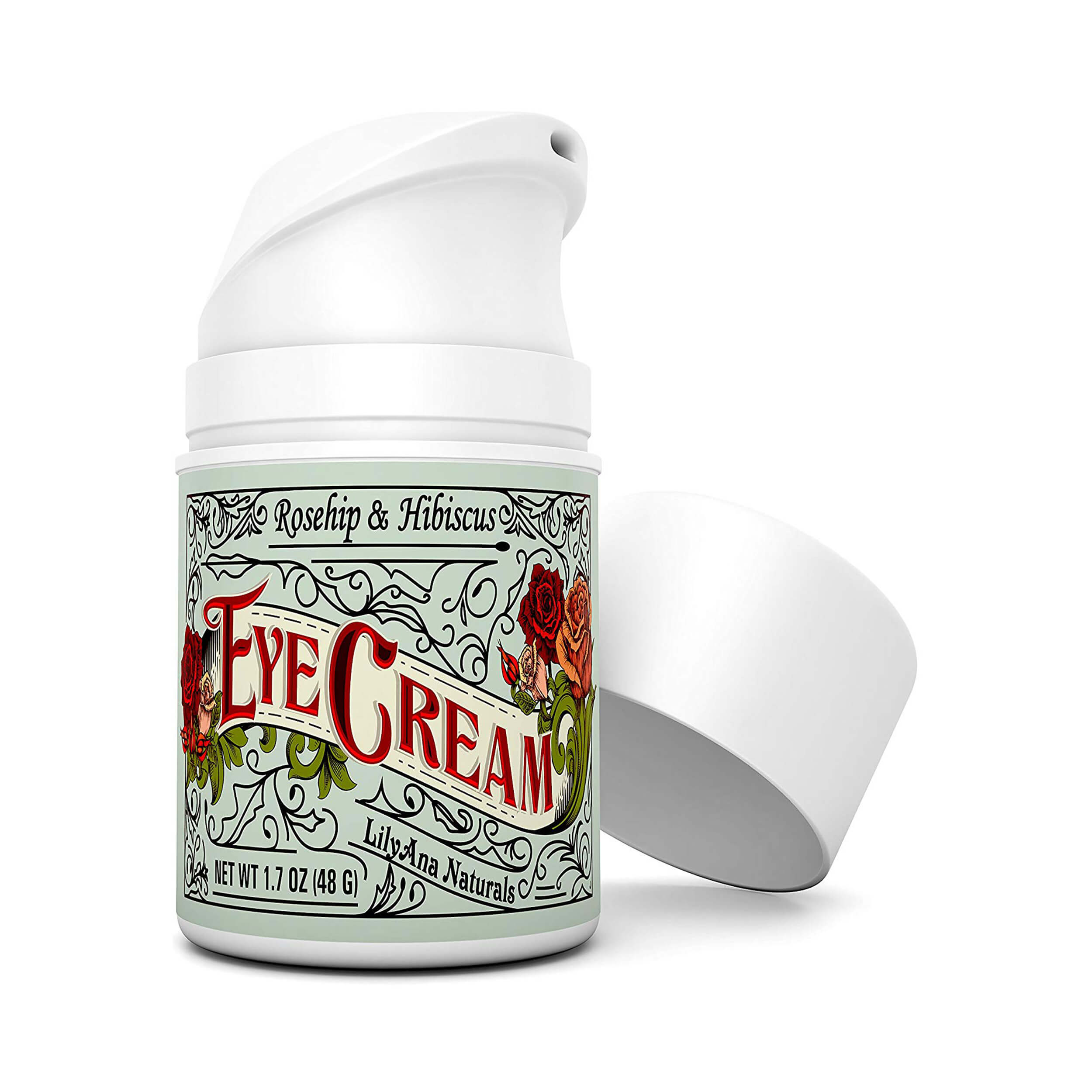 LilyAna Naturals Eye Cream Moisturizer 48g Open