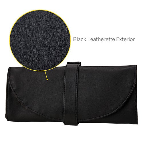 BDellium Tools Maestro The Key Essential 10pc Brush set with Roll up Pouch