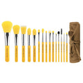 BDellium Tools Yellow Bambu Complete 15pc with Roll-up Pouch