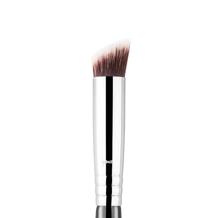 Sigma Beauty P88 Precision Flat Angled Brush Chrome